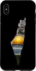 Palestinian Map Al Aqsa Jerusalem in Palestine Case by Unknown