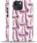 for iPhone 13/14 Case, HL2 Abstract Ribbons Bows Hybrid 2 Layer Hard Shell by Unknown