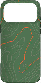 Backcountry Topo Guide Orange Lines Topographical Map Case by Unknown