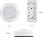 Amazon Basics LED Puck Lights, Color Changing, Battery Operated, IR Remote - Image 6