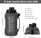 Collapsible Water Bottles, 2L/64OZ travel water bottle Bottle - Image 5