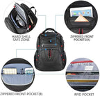 KROSER TSA Friendly Travel Laptop Backpack 17.3 inch XL Computer Backpack - Image 4