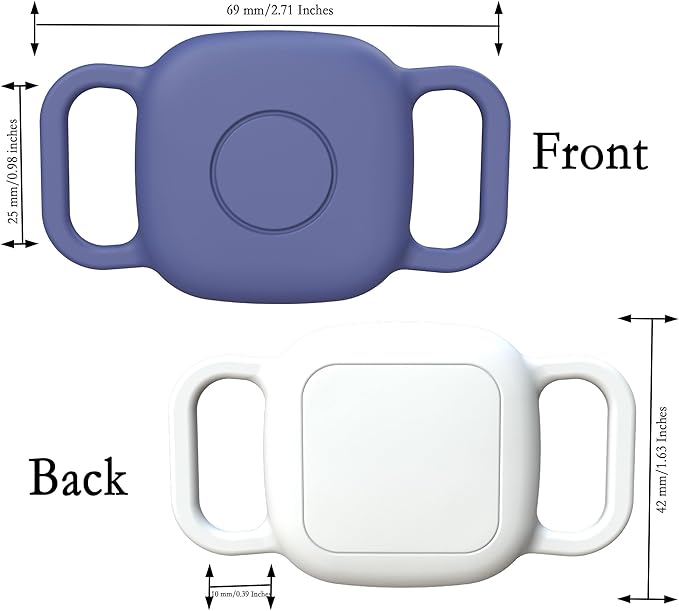Waterproof Dog Collar Holder for Life360 Tile Mate 2024/2022 Tracker, 2 Pack - Image 2
