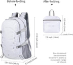 NODLAND Lightweight Backpack, Travel 40L Foldable Water-Resistant Daypack - Image 5