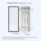 LeMotech Electrical Box, IP67 Waterproof Hinged Clear Cover Stainless Steel - Image 5