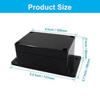 2 Pack Junction Boxes, 4 x 2.7 x 2 Inch IP65 Waterproof Project Box, ABS - Image 5