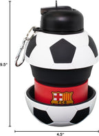 Maccabi ART Barcelona Clip-On Collapsible 1 Liter, 34 oz. size BPA-Free - Image 4