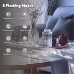 HXWEIYE Rechargeable Fairy Lights Battery Operated, DIY Timer & 8 Modes - Image 8