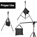EMART Heavy Duty Sandbag Photo Studio Weight Bag Saddlebag Design - Image 8