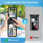 Niveaya Double Space Waterproof Phone Pouch - Image 8