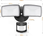 LEPOWER LED Security Lights Motion Sensor Light Outdoor, 30W 3200LM Motion - Image 9