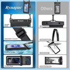 Floating Waterproof Phone Pouch 2 Pack, IPX8 Double Space Waterproof Phone Case - Image 6