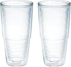 Tervis Clear & Colorful Tabletop Made in USA Double Walled Insulated Tumbler by TervisTumblerCompany