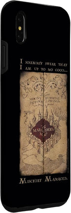 iPhone XS Max Harry Potter Marauder's Map Words Case - Image 3