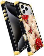 For iPhone 17 Pro Max Case Luxury Golden Decoration - Image 3
