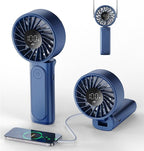 Handheld Fan, Portable Fan, 4000mAh Rechargeable Personal Fan, 180° Foldable by Peiyuu