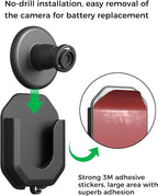 3 Pack Blink Camera No Drill No Screws Wall Mount Bracket - Image 3