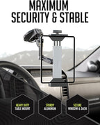 Bracketron HD Tablet Dock PRO Dash and Window Metal Clamp Mount, Universal - Image 4