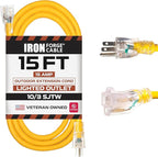 Iron Forge Cable Outdoor Extension Cord 15 ft by IronForgeCable