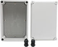 MAKERELE Grey Outdoor Electrical Box Weatherproof 11.02”7.48”5.12” Plastic by MAKERELE