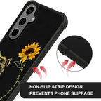 for Samsung Galaxy S24 S25 Plus Case, Pig Sunflower Yellow Sunshine Pattern - Image 4