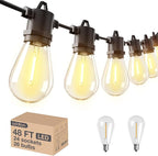 addlon 48FT LED Outdoor String Lights - Image 8