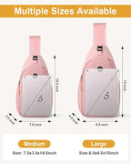 Pritent Crossbody Bags for Women Man Waterproof Sling Bag Backpack Trendy - Image 2