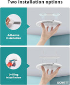 wowatt Battery Operated Ceiling Light Rechargeable Ceiling Lights - Image 2