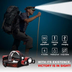 BORUIT B21 Headlamp Rechargeable, LED Super Bright Head Lights - Image 2