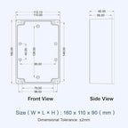 LeMotech Electrical Box Clear Cover Project Box IP65 Waterproof Junction Box - Image 8