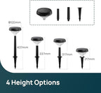 Linkind Solar Pathway Lights 4 Pack, Solar Lights Outdoor, Warm White Path - Image 6