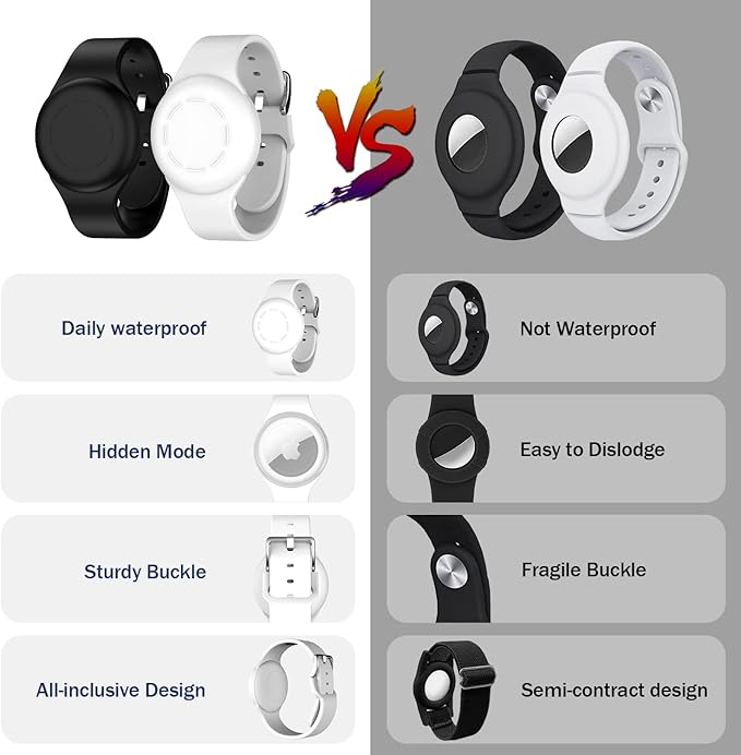R-fun Waterproof for Air Tag Bracelets Compatible - Image 2