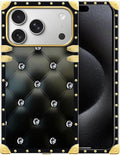 for iPhone 17 Pro Max Case Luxury Golden Decoration by Unknown