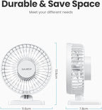 Gaiatop USB Desk Fan, Small But Powerful, Personal Portable Quiet 3 Speeds - Image 6