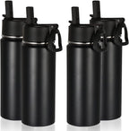 Volhoply 18oz Insulated Water Bottle Bulk 4 Pack, Kids Stainless Steel Water by LiveFully%EF%BC%8CDrinkFreely%E2%80%94KeepGoingwithVolhoply%EF%BC%81