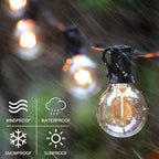 SUNTHIN Outdoor String Lights, 48FT Patio Lights - Image 4