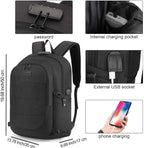 Tzowla Travel Laptop Backpack Water Resistant Anti-Theft Bag - Image 3
