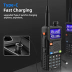 Baofeng Radio UV-5RM Ham Radio Handheld UV5R Walkie Talkies Long Range - Image 9