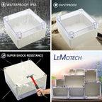 LeMotech ABS Plastic Junction Box Dustproof Waterproof IP65 Electrical - Image 7