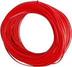 GORGECRAFT 30m*5mm Rattan Weaving Wicker Outdoor Red Synthetic Rattan Roll by GORGECRAFT