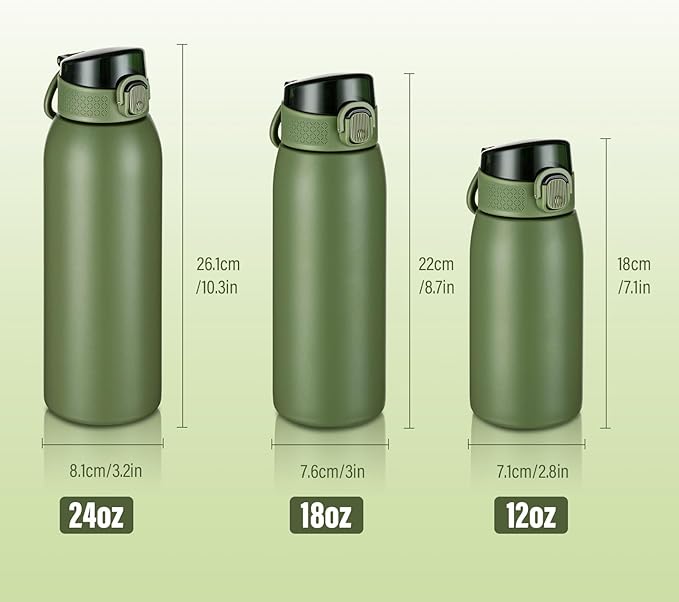 Insulated Water Bottle 18 oz - Image 7