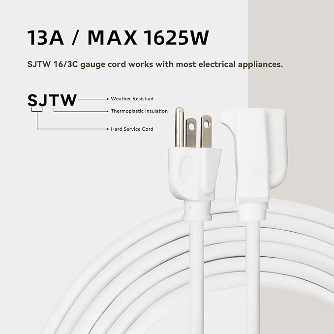 10ft Outdoor Extension Cord - Image 6