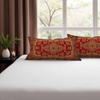 Red Oriental Persias Couch Pillow Covers 12 X 20 Boho Set of 2 Pillowcases - Image 9