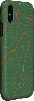 Backcountry Topo Guide Orange Lines Topographical Map Case - Image 3