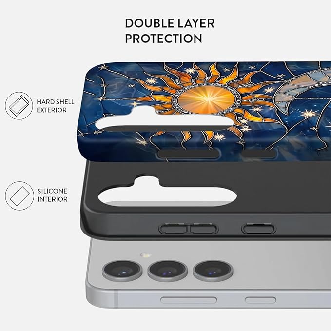 Compatible for Samsung Galaxy A36 5G Case, Dual Layer Heavy Duty 2 in 1 - Image 2