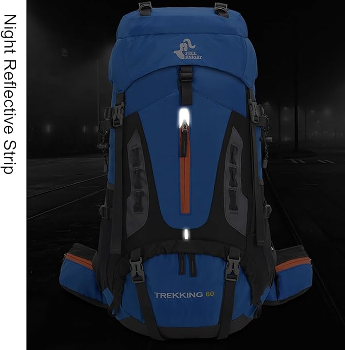 Bseash 60L Hiking Camping Backpack - Image 5