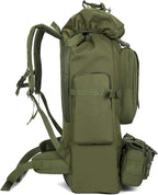 100L Camping Hiking Backpack, Molle military Tactical rucksack backpack - Image 4