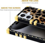 Compatible with iPhone 16 Case, Seamless Gold Chain Leopard Luxury Golden - Image 5