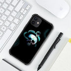 for iPhone 12/12 Pro Case, Skeleton Winding Snake Pattern Graphic Design Girl - Image 2