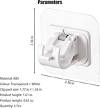 Self Adhesive Curtain Rod Holder, Universal No Drilling Hanging Pole Support - Image 7